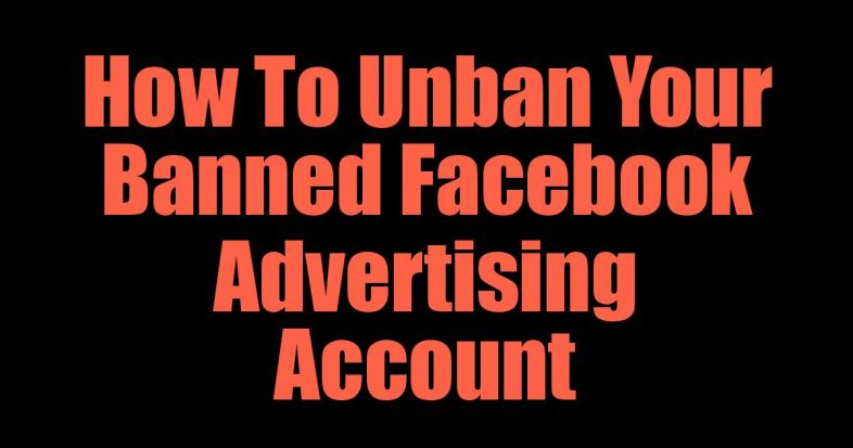 Banner for how to unban a banned facebook ad account