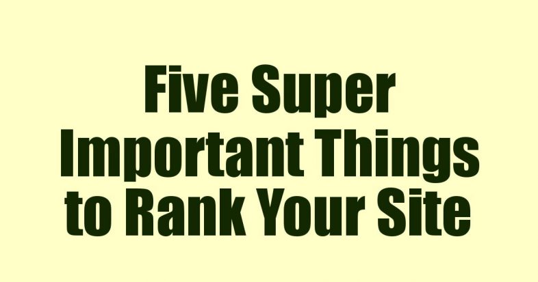 banner re website ranking factors