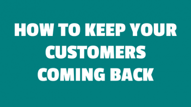 Keep customers coming back loyalty programs